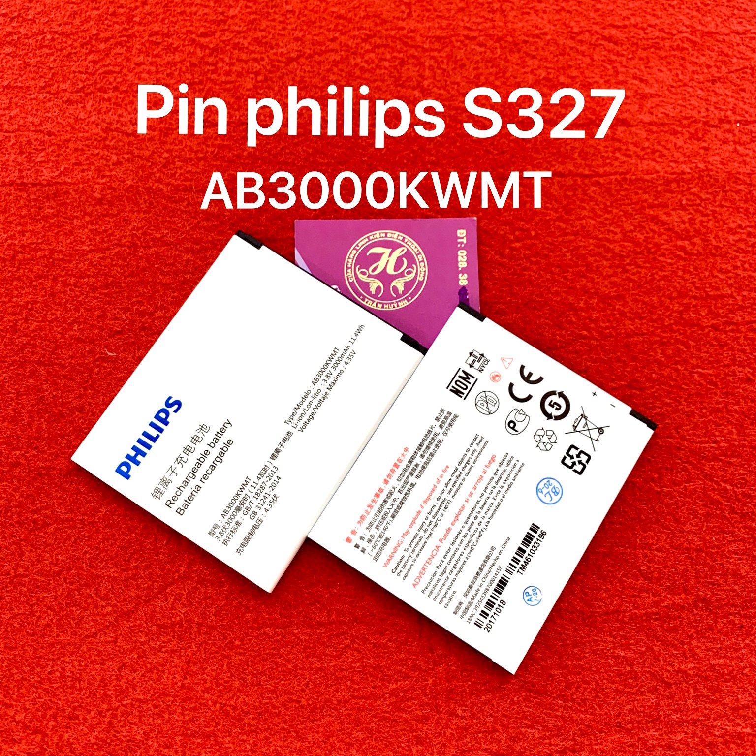 Pin philips S327 zin
