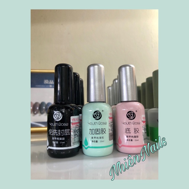 BASE LIÊN KẾT - TOP CƯỜNG LỰC - CỨNG MÓNG HOA HỒNG