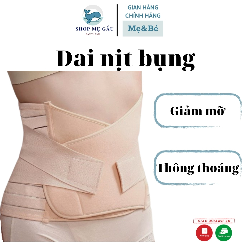 Đai nịt bụng sau sinh ✨ Đai siết eo giảm mỡ bụng chống cuộn