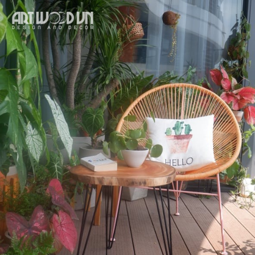 Bàn cà phê, bàn trà, bàn sofa gỗ xà cừ nguyên tấm 38-44cm, dày 5cm, cao 40cm