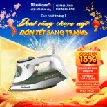 Bàn ủi hơi nước cao cấp 2400W Bluestone SIB-3879 - Mặt đế ceramic - Chức năng chống vôi hóa, chống nhỏ giọt - Bảo hành 2 năm - Hàng chính hãng