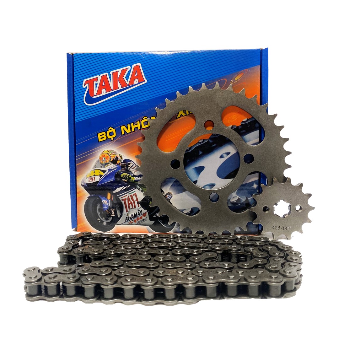 Bộ nhông sên đĩa Dream Wave TAKA (36T-14T/102L)