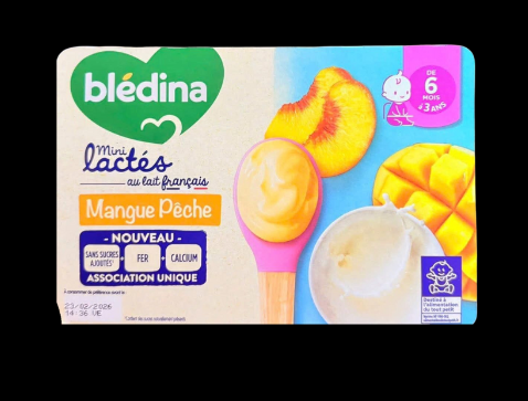 New Model Bledine Yogurt 6X55G France - 2