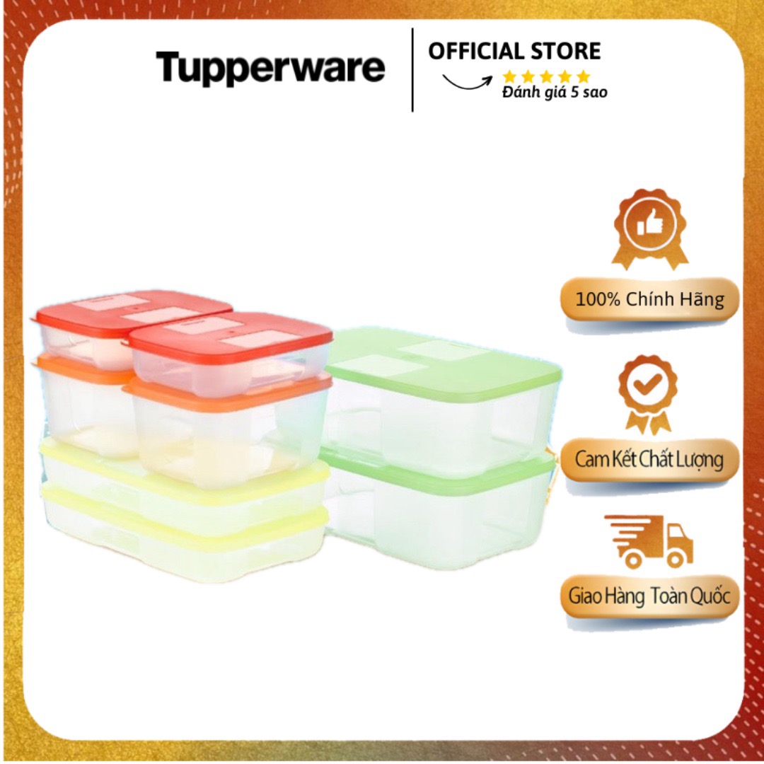 Bộ Trữ Đông Tupperware Freezermate Colorful Set 8 - Tupperware Mall Chợ Lớn