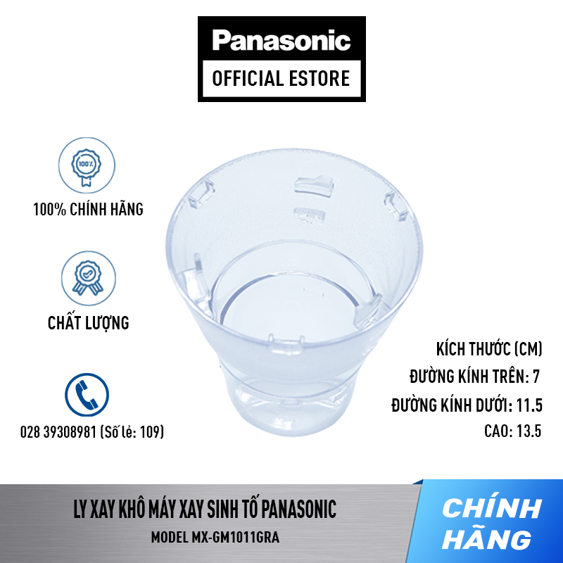 Ly xay khô máy xay sinh tố Panasonic Model MX-GM1011GRA MX-SM1031SRA - Ly xay khô Panasonic
