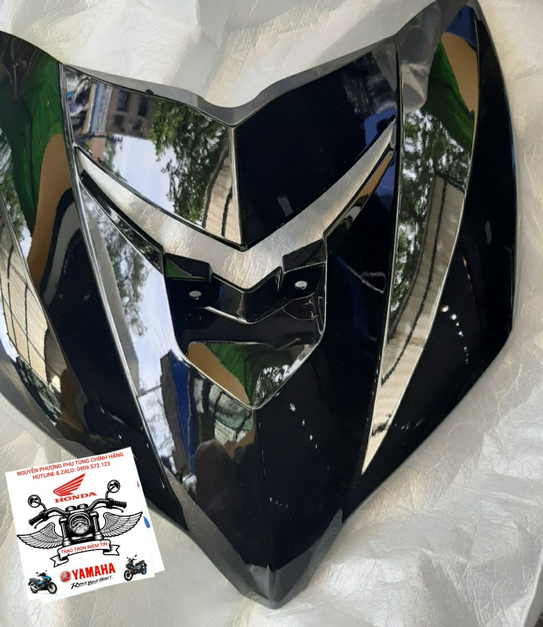 [HCM]MẶT NẠ MX KING INDO CHO XE EXCITER 150 MÀU ĐEN