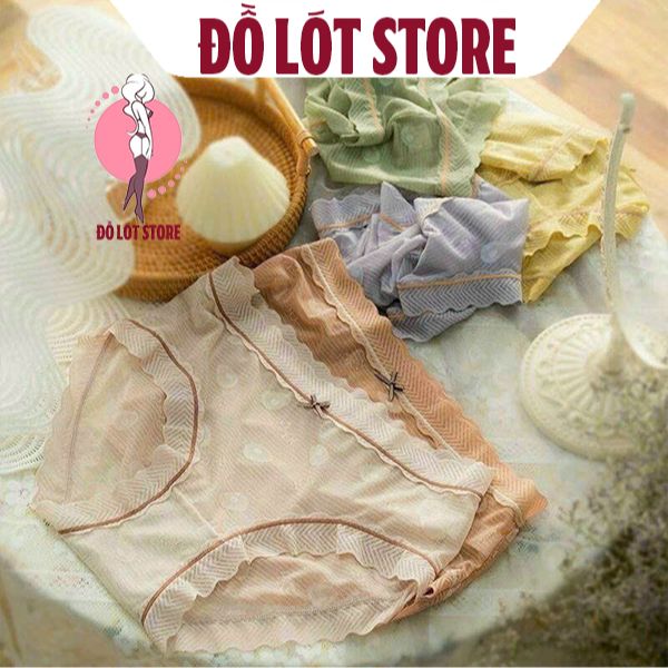 Quần lót bơ siêu mỏng hình dáng cute đồ lót store, quần chíp hình cute b16