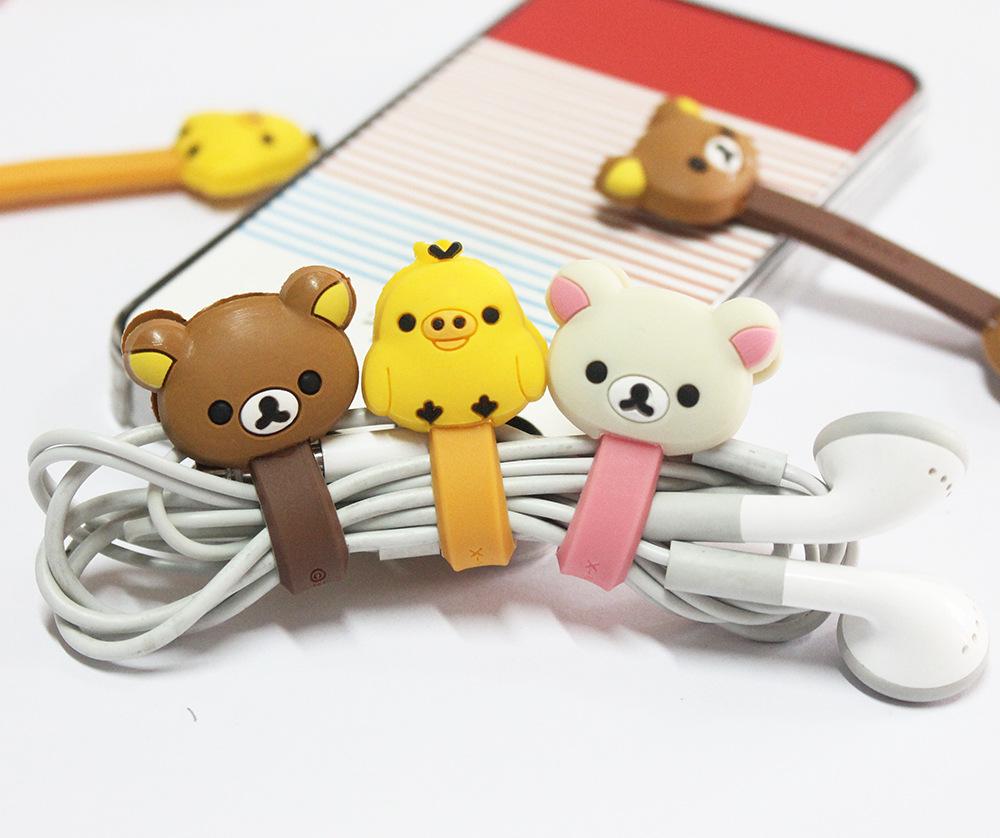 Thú kẹp cáp chống rối sạc cáp tai nghe ( mẫu ngẫu nhiên)