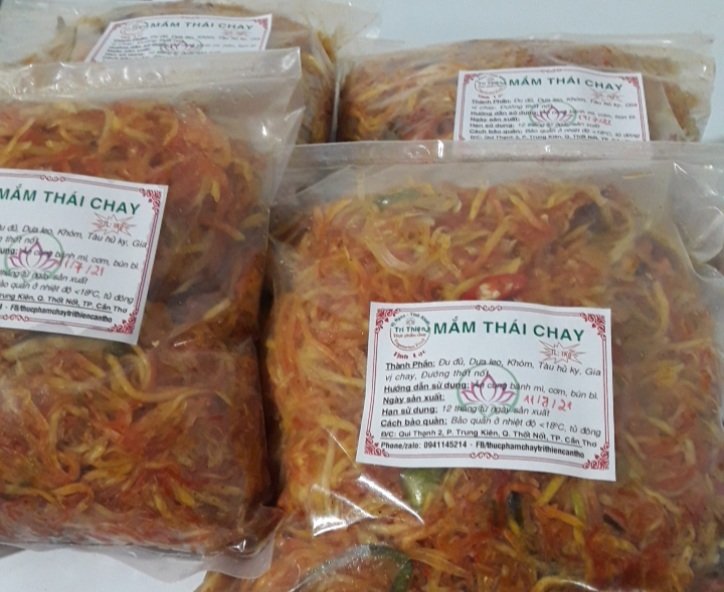 Mắm Thái chay , mắm ruột chay hộp, mắm chay 1kg