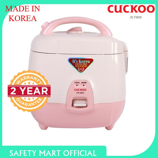 Nồi Cơm Điện Cuckoo Hàn Quốc CR-0632 1.0 lít Nồi Cơm Nội Địa Hàn Quốc Siêu Bền Kiểu Dáng Đẹp Hiện Đại - Hàng Chính Hãng Bảo Hành 2 Năm Safety Mart Official