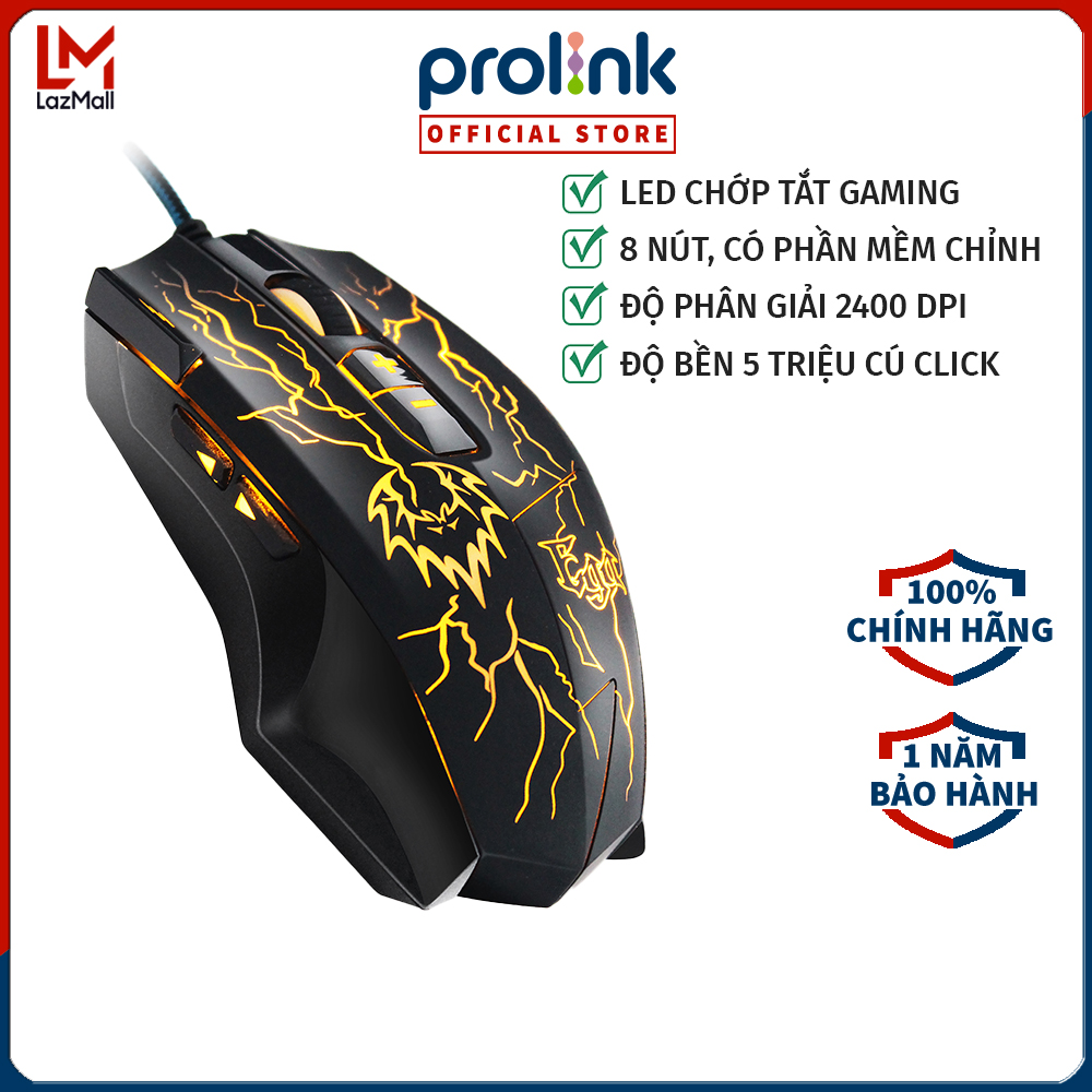 Chuột game prolink pmg9501- chuột gaming prolink pmg9501 - hàng chính hãng