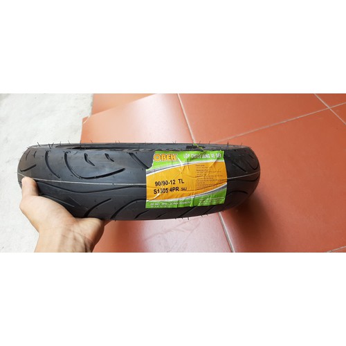 Vỏ lốp không săm xe điện Sobek 90/90-12