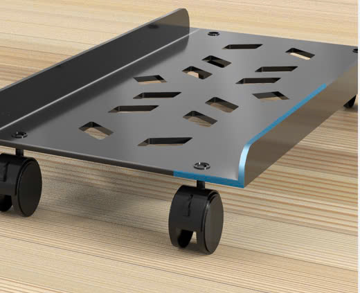  KỆ ĐỂ CPU máy tính CÓ BÁNH XE TRƯỢT CHỐNG ỔN VÀ KHÓA CHẶN AN TOÀN  NHỰA  