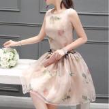 Đầm xòe họa tiết dịu dàng