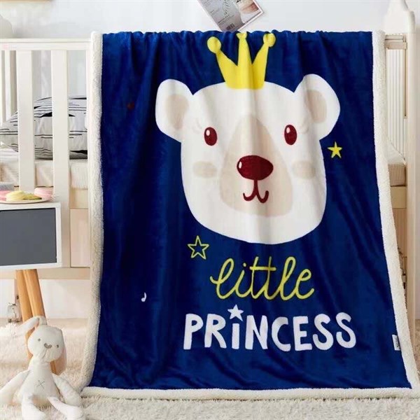 Chăn/mền cho bé , Chăn lông tuyết in hình 2 mặt cho bé 100*140cm - mẫu thay đổi liên tục nên shop sẽ giao ngẫu nhiên