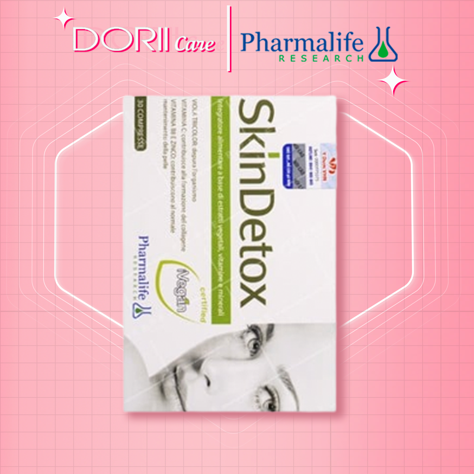 Viên Uống Thải Độc, Ngừa Mụn Pharmalife SkinDetox 30 viên