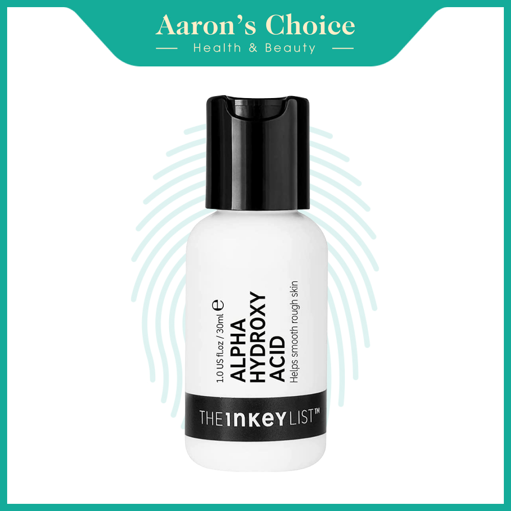 Tinh chất tẩy tế bào chết hóa học Alpha Hydroxy Acid (AHA) 30ml - The Inkey List - Aaron's Choice