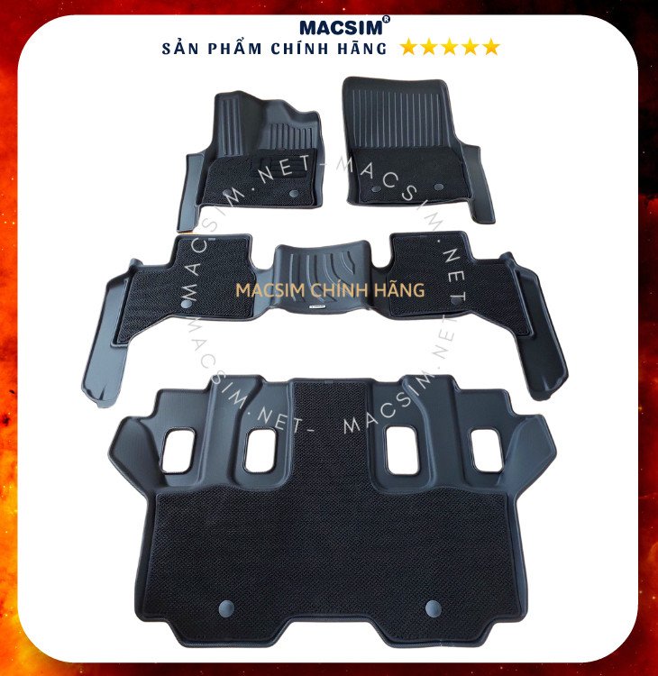 Thảm lót sàn ô tô 2 lớp cao cấp dành cho xe Lexus LX600 (qd) nhãn hiệu Macsim chất liệu TPV Giá 9,500,000 Đồng*Miễn phí vận chuyển