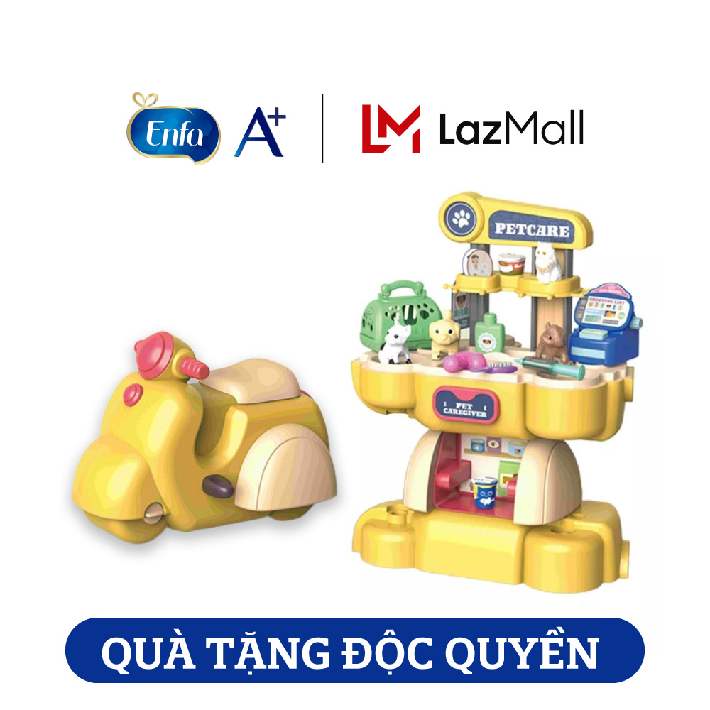 Đồ chơi hướng nghiệp chăm sóc thư cưng dạng xe