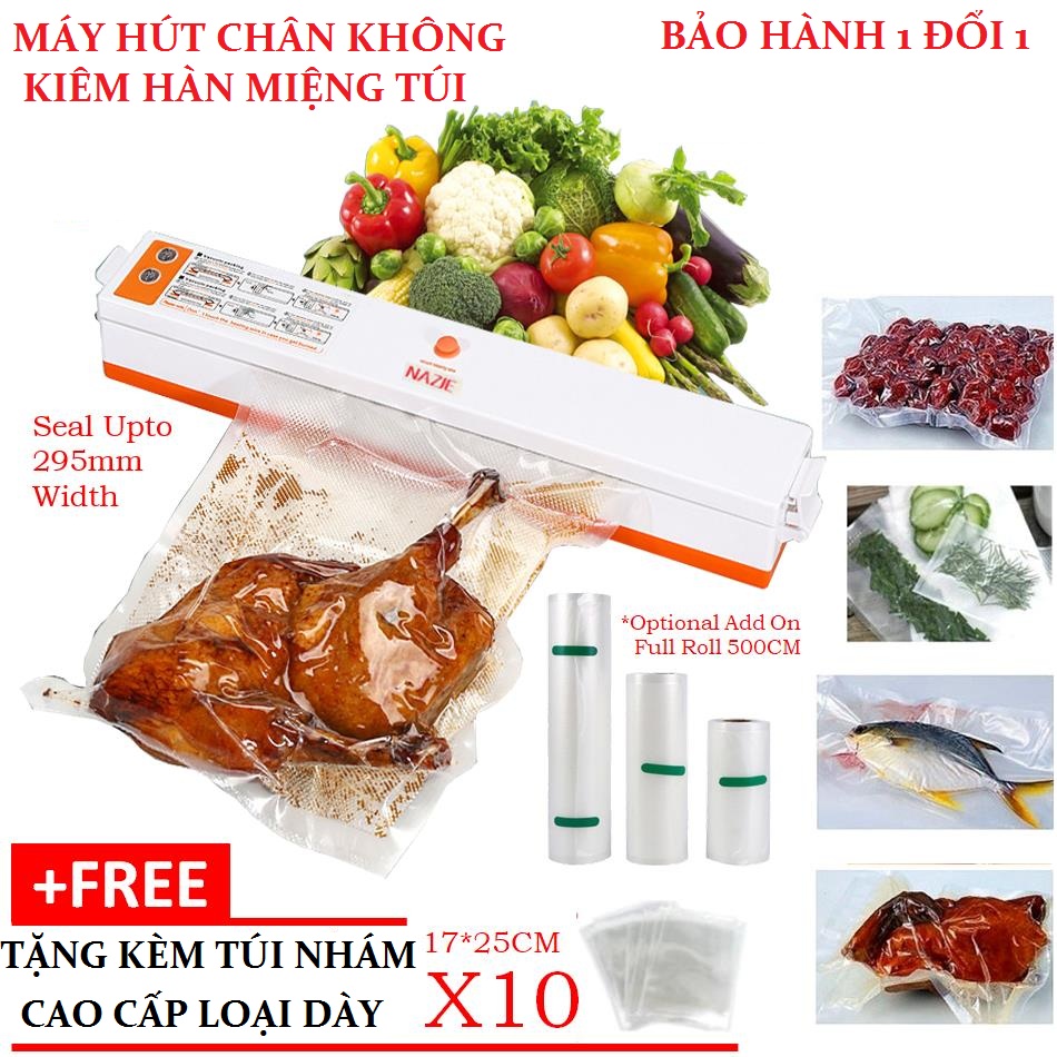 [HCM]Máy hút chân không gia đình Nguyễn KimMáy hút chân không thực phẩm nướcMÁY HÚT CHÂN KO THỰC PHẪM FRESHPACKPRO G-88 thế hệ mới công nghệ tiên tiến bảo quản an toàn sức khỏe.