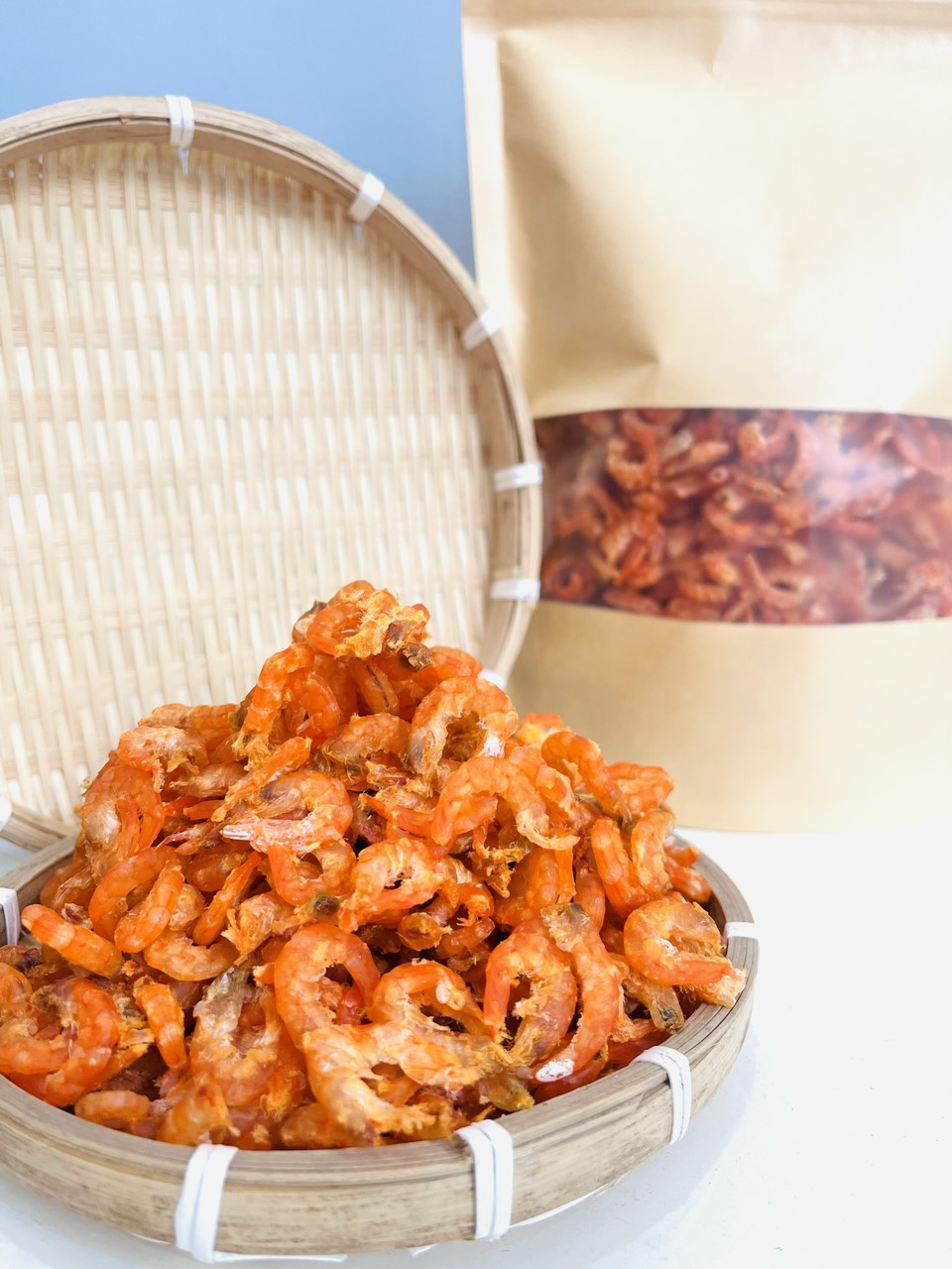Tôm khô cà mau loại đặc biệt - tôm đất - size trung 500 gram, ngon ngọt 100% thiên nhiên - tín cua đặc sản cà mau