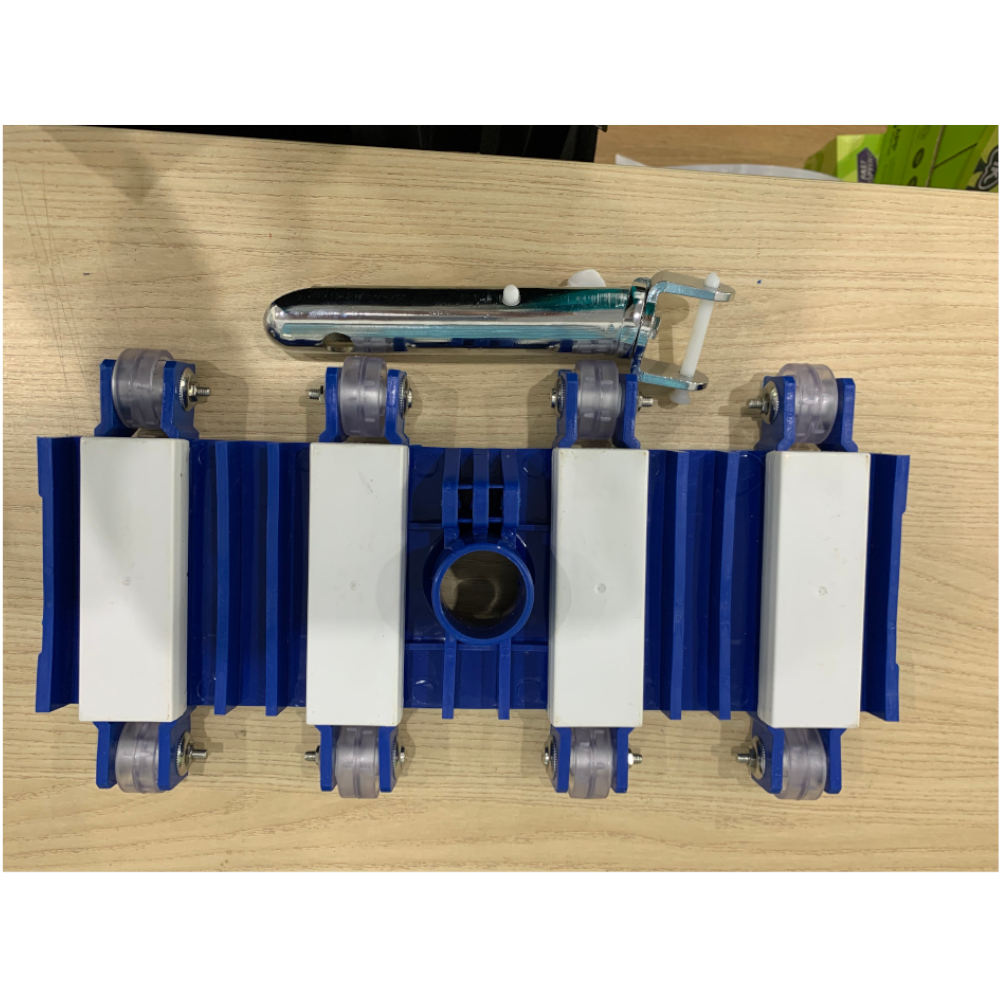 Bàn hút vệ sinh hồ bơi 8 bánh xe - Hút sạch đáy hồ bơi, thiết bị vệ sinh hồ bơi