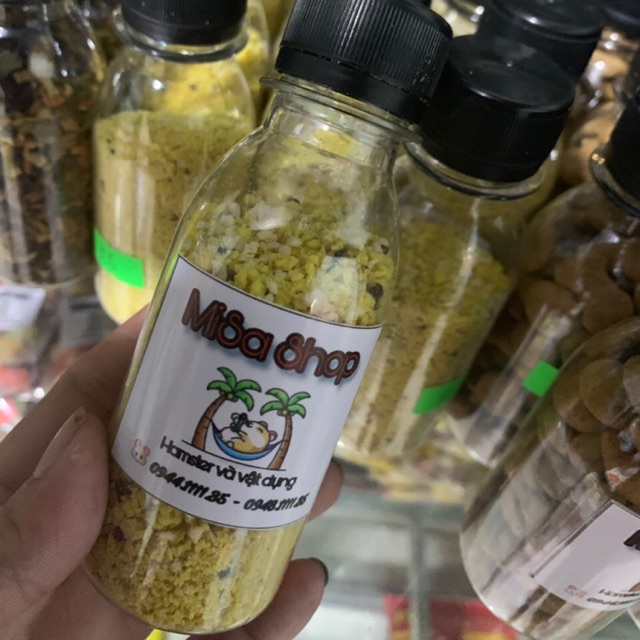 Cốm trứng cho hams - Chai