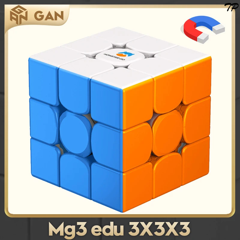 Children GAN MG Edu 3X3X3 Magnetic Cube Speed Puzzle Children'S Toys Professional Hungarian Original Cubo Magico