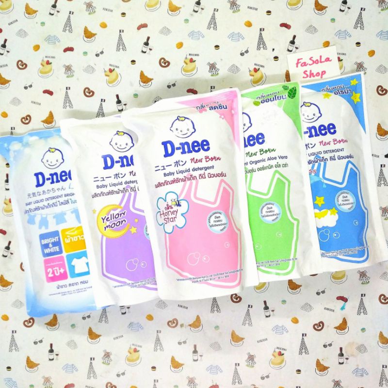 Nước giặt Quần Áo Dnee Túi 600Ml An Toàn Cho Bé