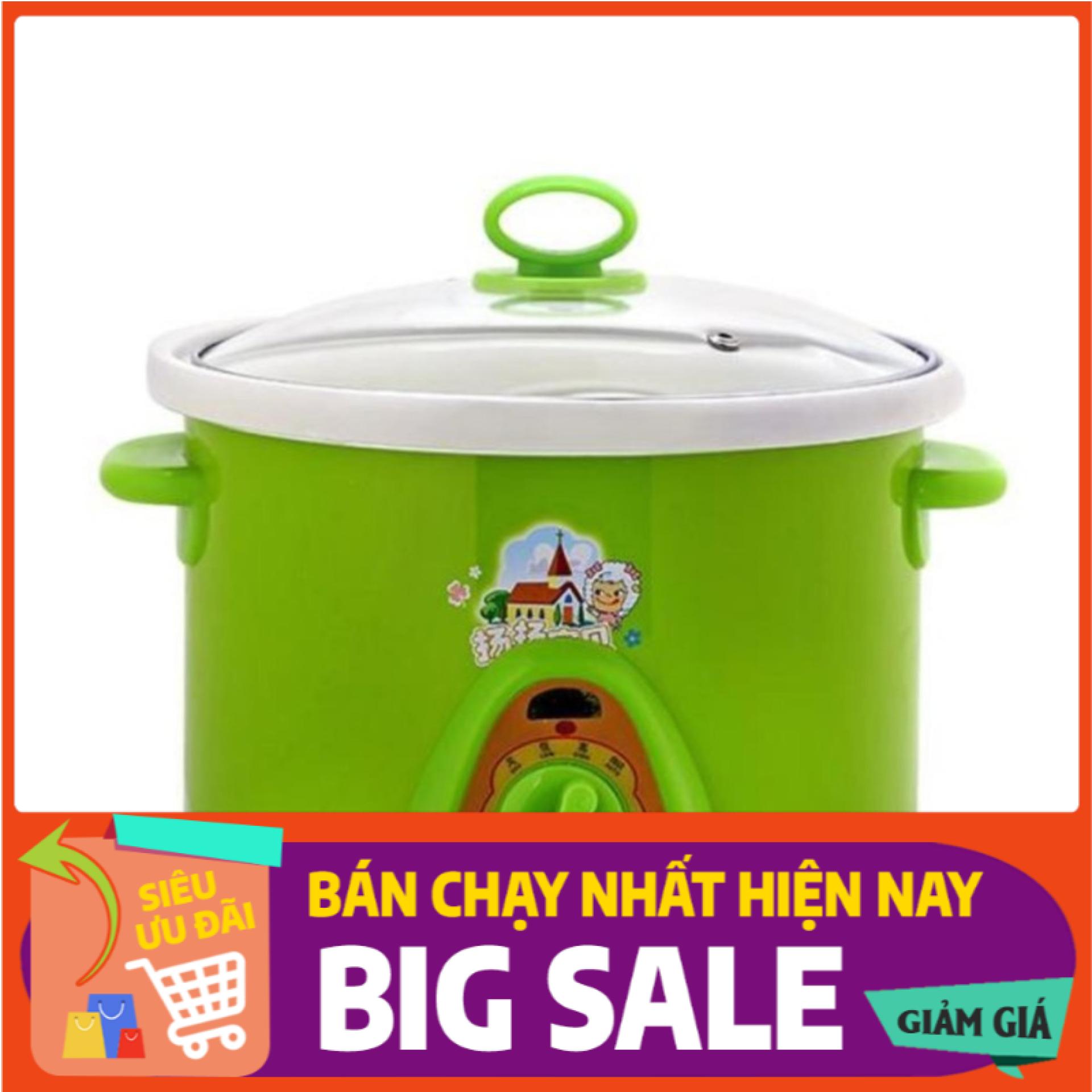 Nồi hầm thịt nấu cháo kho cá đa năng tiện dụng 1.5L H3C Store