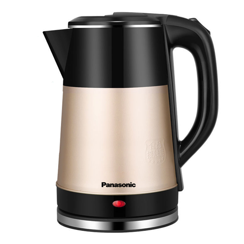Panasonic Electric Kettle - Super Fast Kettle - 2.5L Capacity Kettle 1500W Capacity Saves Electricity Excellent Heat Resistant 2-Layer Shell Design - 304 Stainless Steel Core Electric Kettle - Safe Insulation - 2