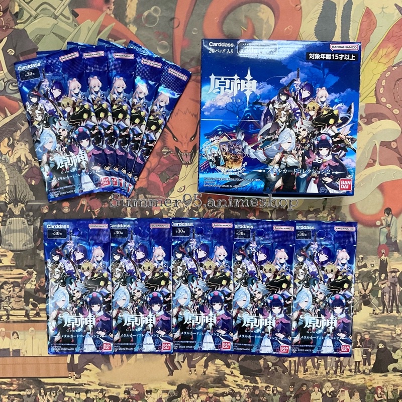 Pack metal card random thẻ nhân phẩm Genshin Impact vol.2