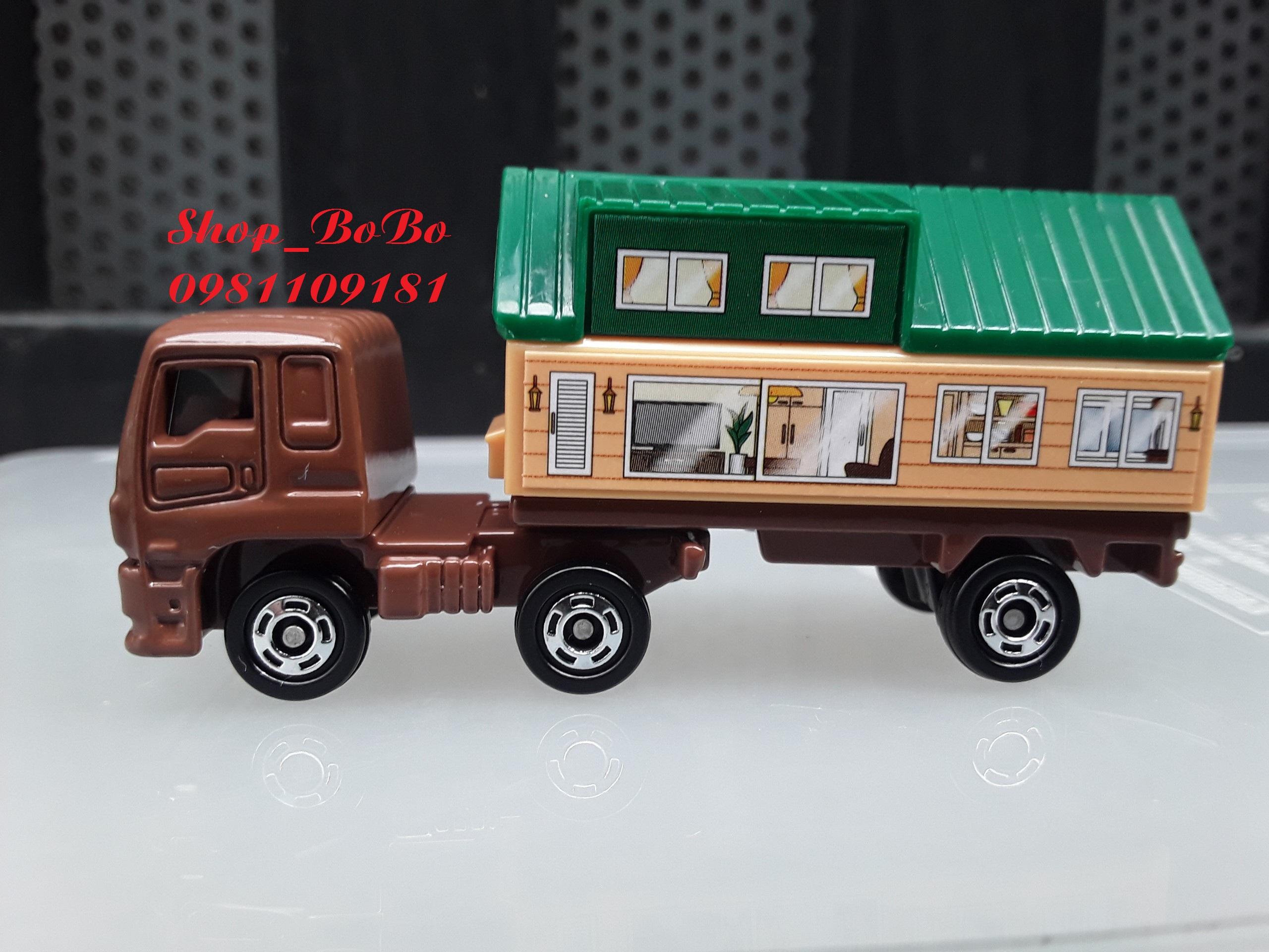 Xe mô hình Tomica Nhật Bản - Xe nhà gỗ di động