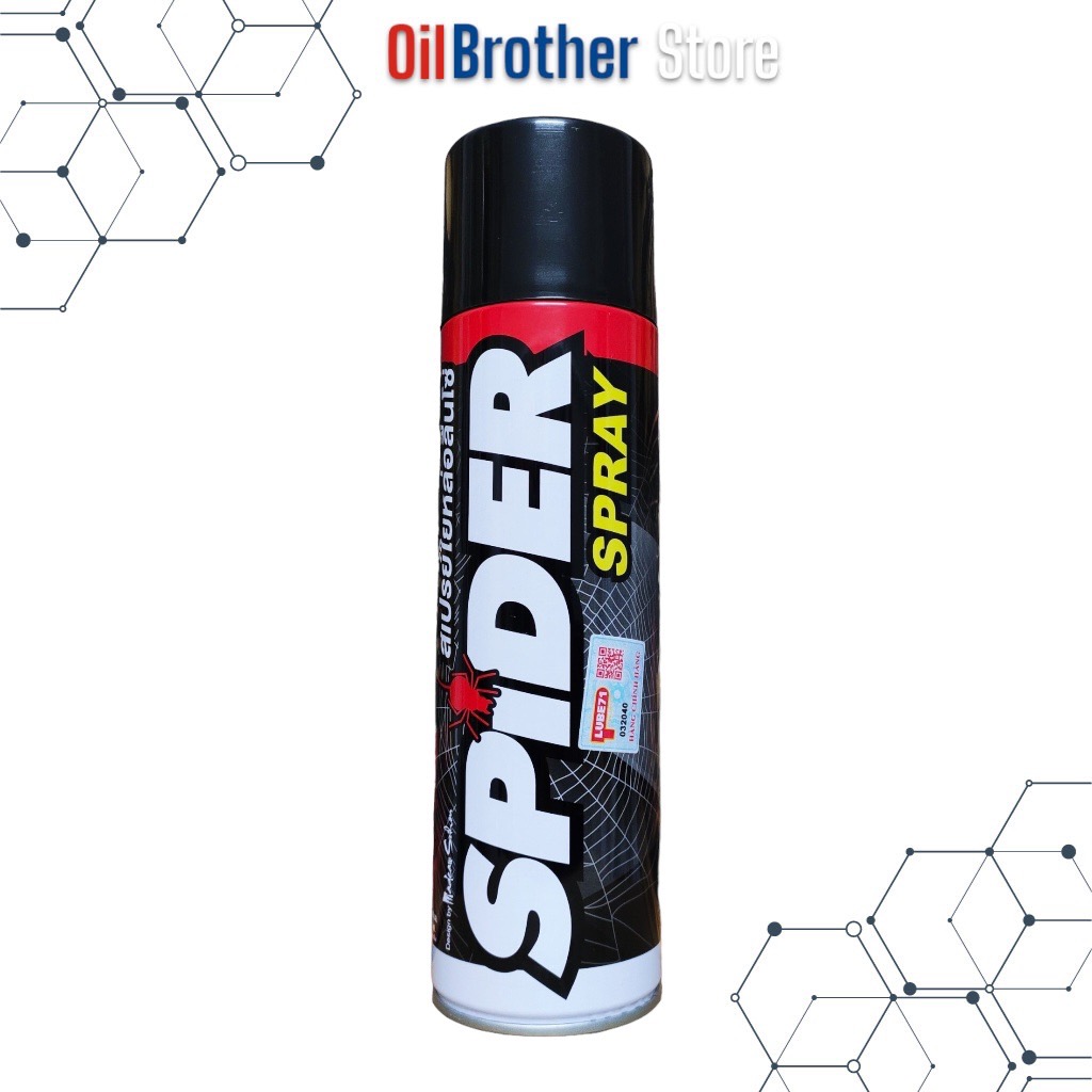 Chai xịt sên, bôi trơn, dưỡng sên spider spray 600ml