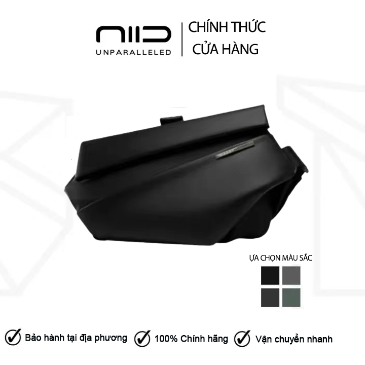 Túi đeo chéo thời trang NIID R1, túi đeo vai, túi đeo chéo ngoài trời có sức chứa lớn có thể mở rộng -