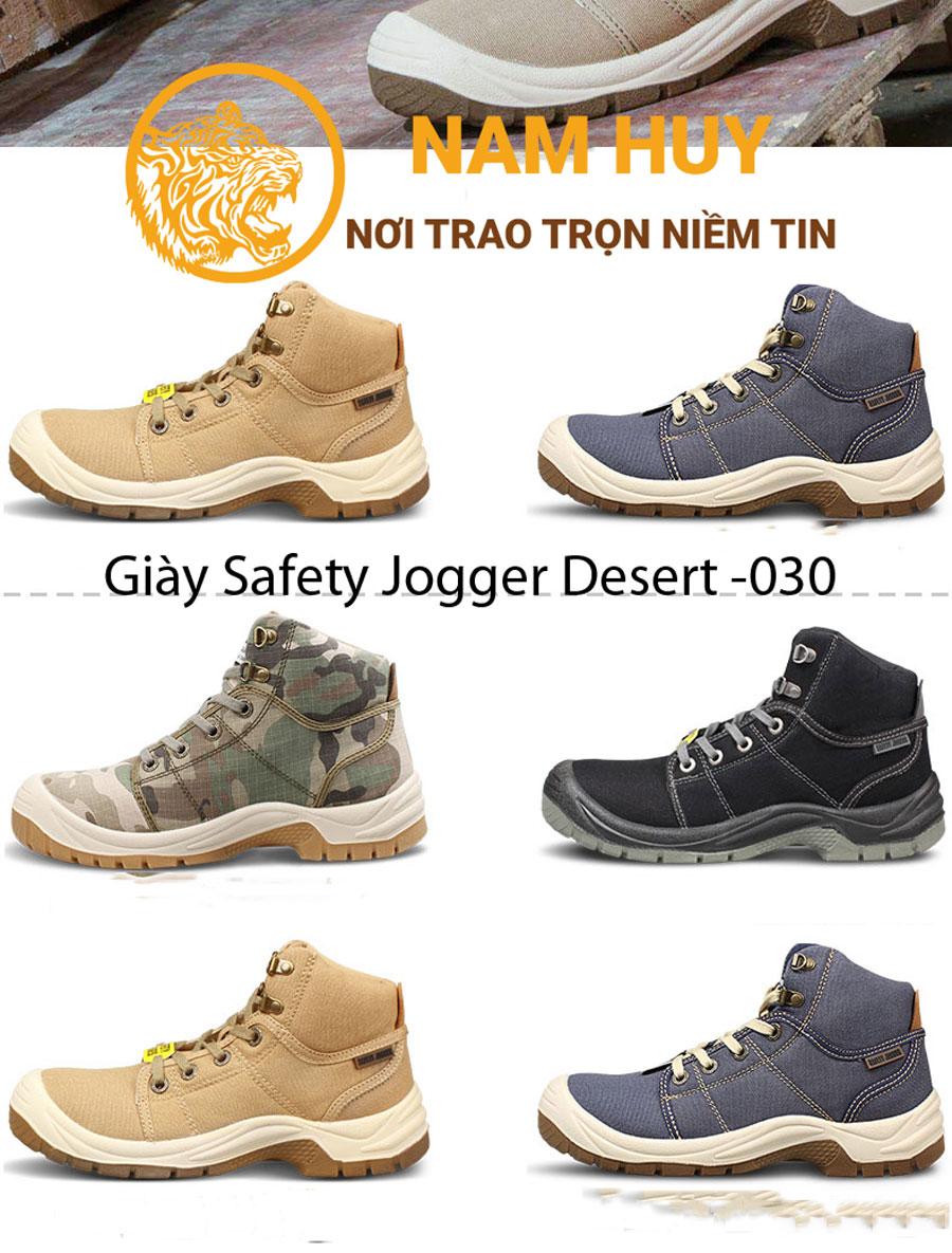 Giày bảo hộ lao động chống trơn, chống trượt,chống axit safety jogger desert - 043 chính hãng - bảo hộ lao động nam huy
