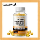 Mulittea Calcium Magnesium Zinc Capsule With Vitamin 3 Xương và răng khỏe mạnh | Hỗ trợ chức năng tim, thần kinh và miễn dịch