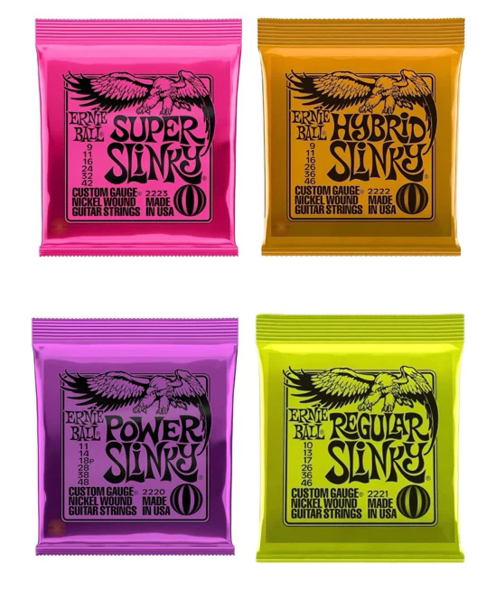Dây Đàn Guitar Điện Ernie Ball 2220, 2221, 2222, 2223, 2224 - Cỡ 9, 9.5, 10,11 Electric Strings