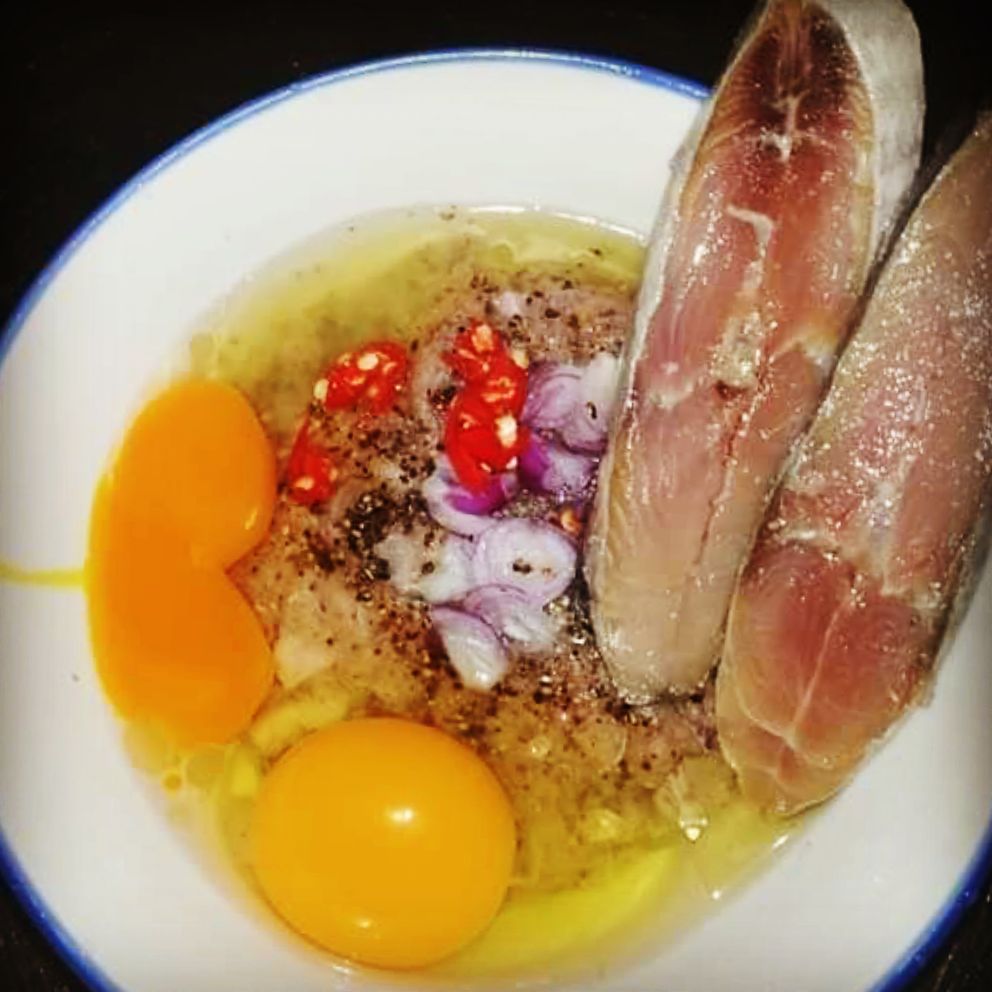 Mắm cá thu ngâm dầu hũ 500g - Mắm Huế Cô Thủy