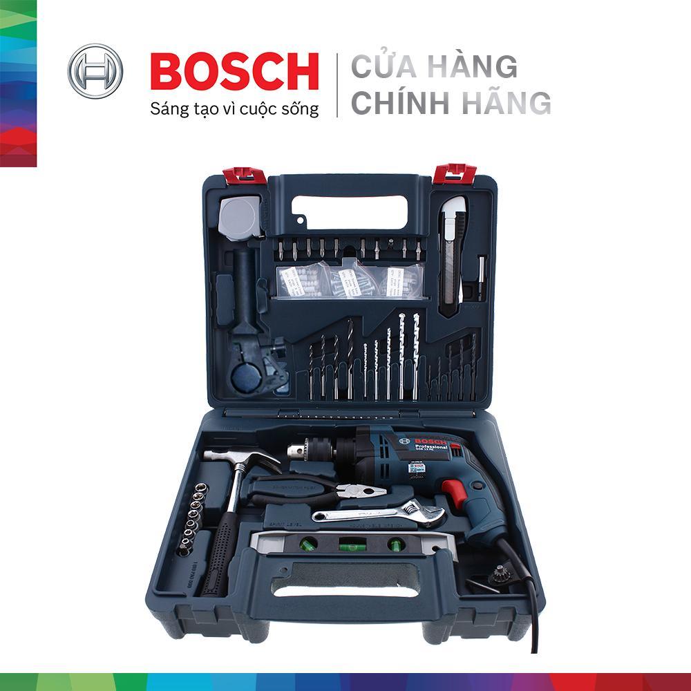 Máy khoan động lực bosch gsb 13 re set 100 chi tiết