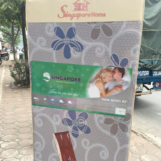 Đệm bông ép singgapo( 1,6m , 1,8m , 2,2m x9cm )💥💥💥 rẻ -55%