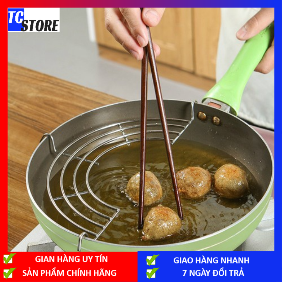 (FREESHIP) Vỉ chiên ráo dầu 26cm, sản phẩm không thể thiếu trong nội trợ