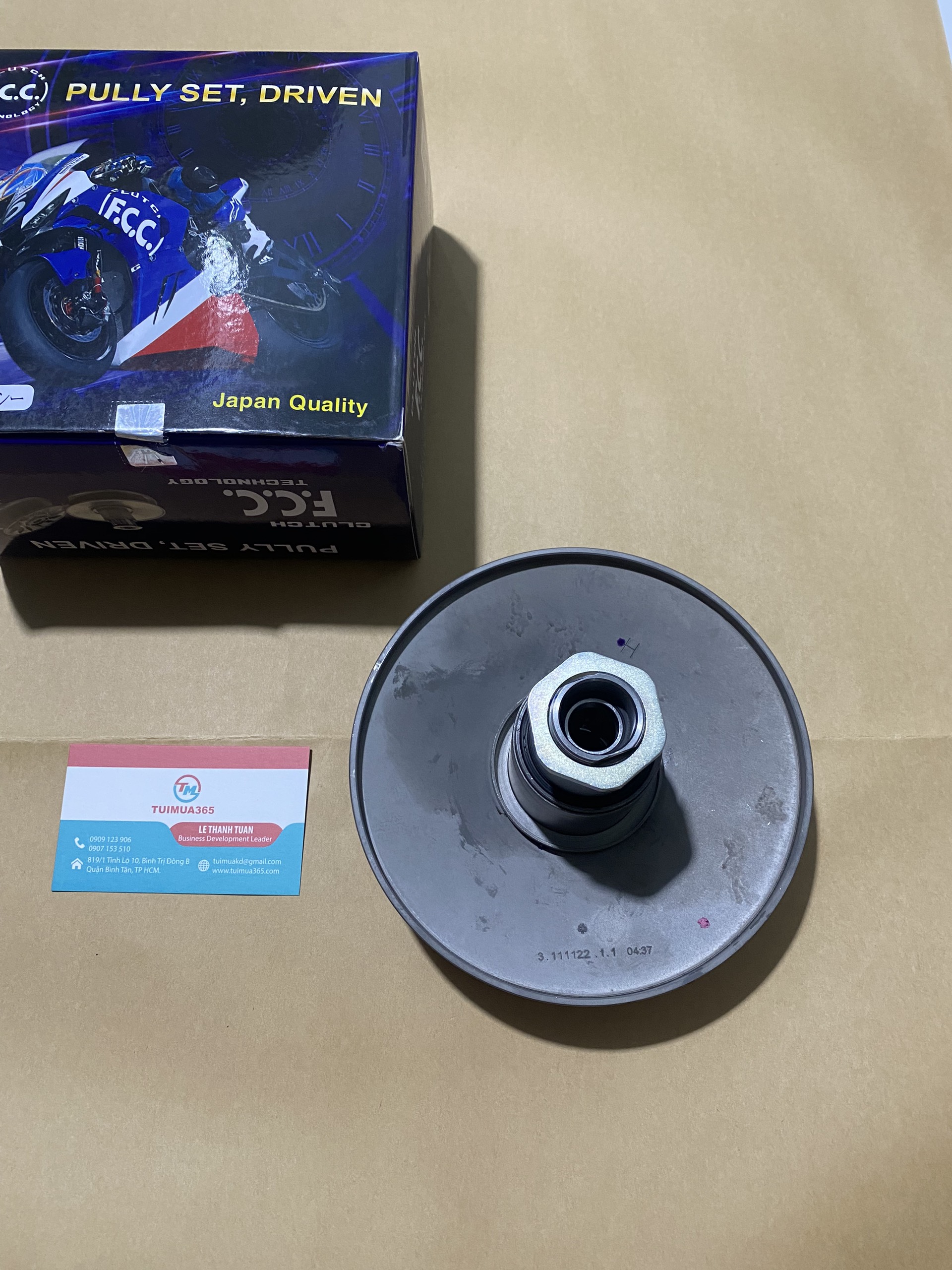 Cụm Puly nồi sau FCC dành cho Yamaha NVX 125 / NVX 155cc