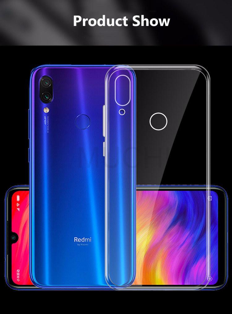 Ốp Lưng Silicon Trong Suốt Cho Xiaomi Redmi 7