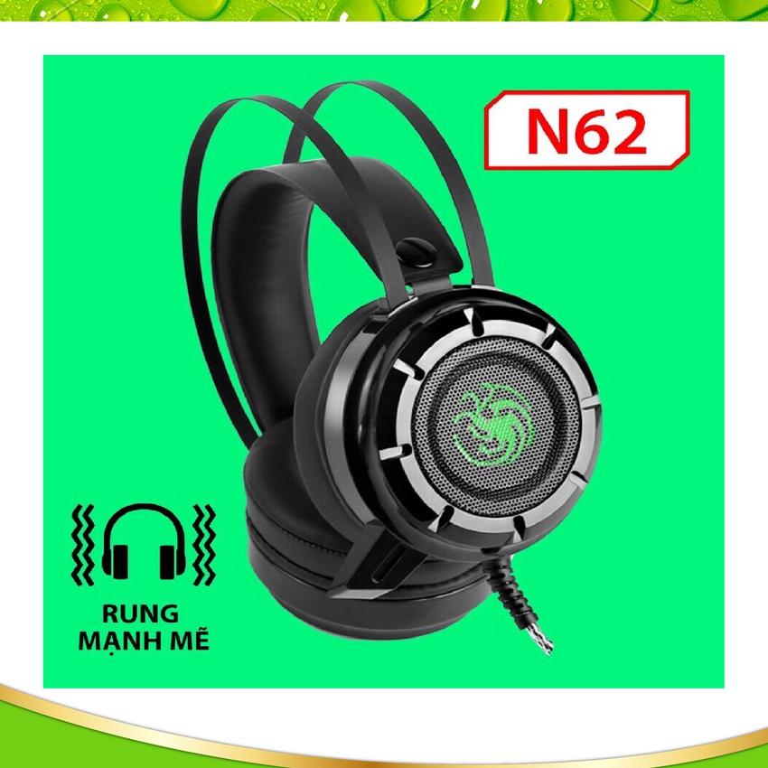 Tai nghe chuyên game exavp n62 led + rung