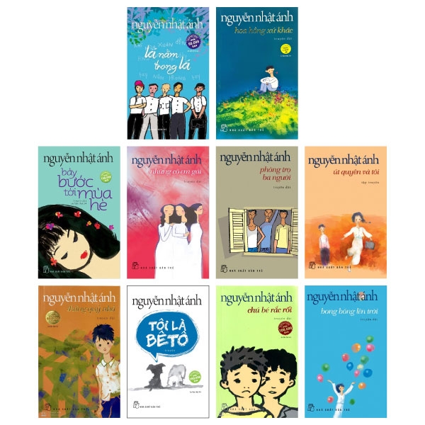 Fahasa - Combo Sách Hay 10 Truyện Của Nguyễn Nhật Ánh (Bộ 10 Cuốn)