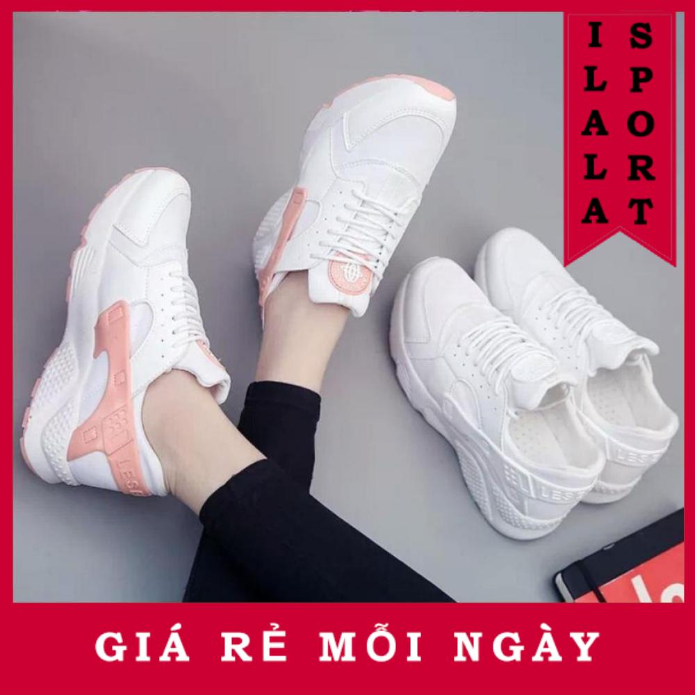 Giày thể thao nữ hrc-ilala sport-trắng quai cam