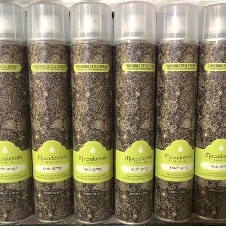 Gôm xịt tóc Macadamia 320ml chính hãng Mei