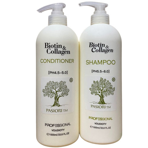 HOÀN TIỀN 15% - Dầu Gội Xả Biotin Collagen Trắng | Giảm Rụng TócPhục Hồi Tóc Khô Xơ Hư Tổn Hàng Chính Hãng 1000ml