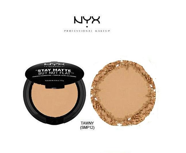 Phấn phủ nyx stay matte but not flat 12 tawny